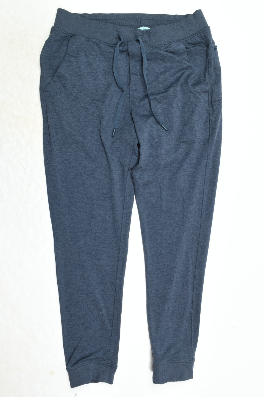 Birddogs boom Lined Joggers Mens Large Blue Pull-On Slim Tapered Fit Stretch